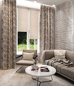 Рулонные шторы Legrand Ривера 61.5x175 (жемчужный)