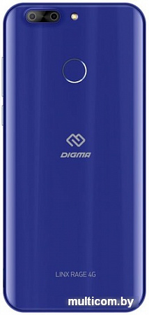 Смартфон Digma Linx Rage 4G (синий)
