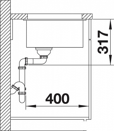 Кухонная мойка Blanco Etagon 700-U (белый)