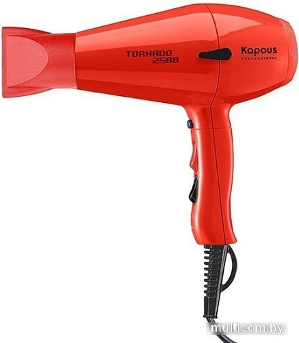 Фен Kapous Professional Tornado 2500 (красный)