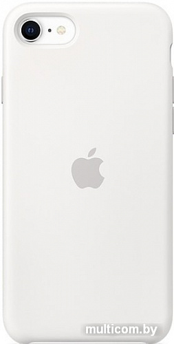 Чехол Apple Silicone Case для iPhone SE (белый)
