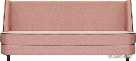 Диван Brioli Рико трехместный (рогожка, J11 розовый)