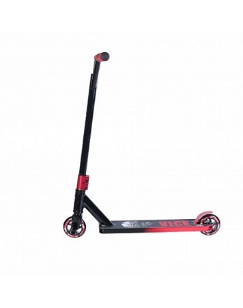 Трюковый самокат Ateox Vice 2023 (черный/красный)