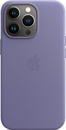 Чехол для телефона Apple MagSafe Leather Case для iPhone 13 Pro (сиреневая глициния)