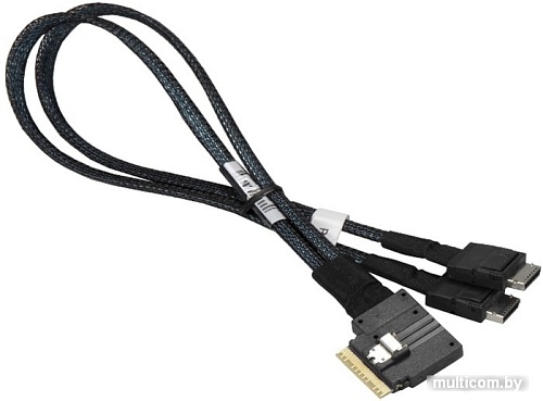 Кабель Supermicro Slimline SAS x8 to 2x OCuLink (x4) 36 см