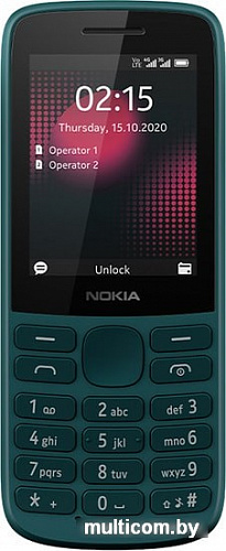 Мобильный телефон Nokia 215 4G (бирюзовый)