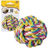 Игрушка для собак Мультидом Мячик-полосатик VL40-61