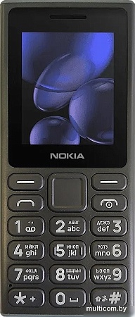 Кнопочный телефон Nokia 108 4G (2024) Dual SIM TA-1627 (черный)