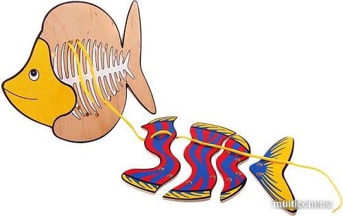 Настольная игра ЛЭМ шнуровка Рыба