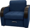 Кресло Сириус Лидер-1 ППУ 105x110 (Eva 22 велюр синий)