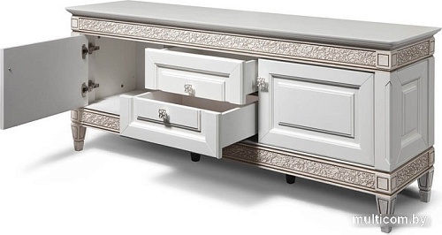 Тумба Гомельдрев Бристоль ГМ 6433 (белый дуб/патина)