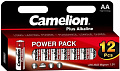Батарейка Camelion LR6 Plus Alkaline Block-12 LR6-HP12