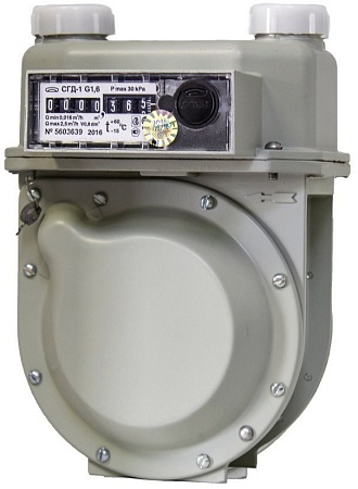 Счетчик газа БелОМО СГД-1-2-1-G2.5 (правый)