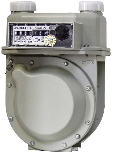 Счетчик газа БелОМО СГД-1-2-1-G2.5 (правый)