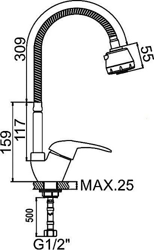 Смеситель Wisent W53212