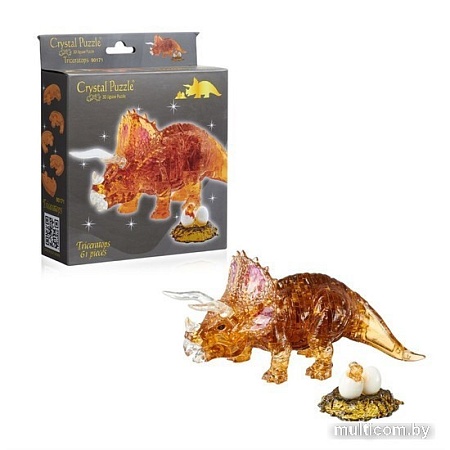 3Д-пазл Crystal Puzzle Трицератопс 90171