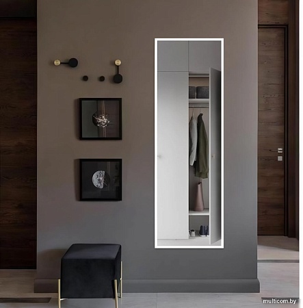 Зеркало eMZe Line 180x60 LINE.180.60.BEL (белый)