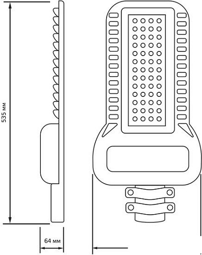 Уличный прожектор Gauss Qplus 629535320