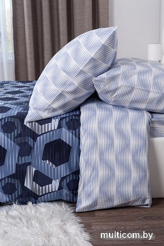 Постельное белье Миланика Призма Семейный (поплин)