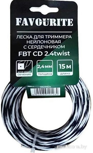 Леска для триммера Favourite FBT CD 2.4twist