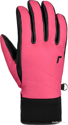 Горнолыжные перчатки Reusch Juliette 6331122_3686 (р-р 6.5, Pink/Black Inch)