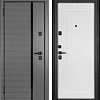 Металлическая дверь Guard MG75 МДФ/МДФ 87х205 левая (серый/белый ясень)