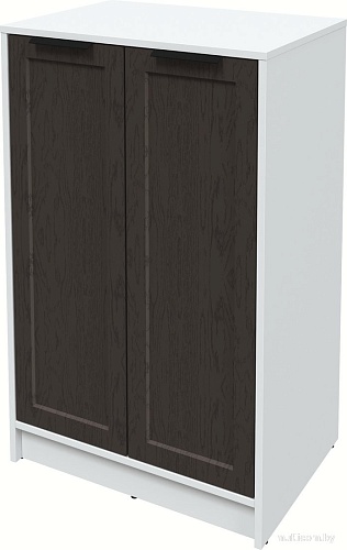 Тумба Интерлиния Концепт Тренд КТ-Т64 (белый платинум/дуб английский)