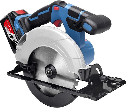 Дисковая (циркулярная) пила DongCheng DCMY165S Type BM (с 2-мя АКБ)
