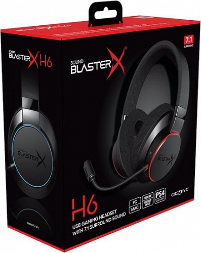 Наушники Creative Sound BlasterX H6