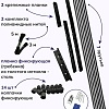 Сушилка для белья Comfort Alumin Потолочная 7 прутьев Black Diamond 150 см (алюминий)