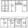 Кухня Молодечномебель Злата 2200 (дуб натуральный)