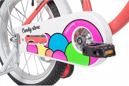 Детский велосипед Novatrack Candy 16 (оранжевый/белый, 2019)