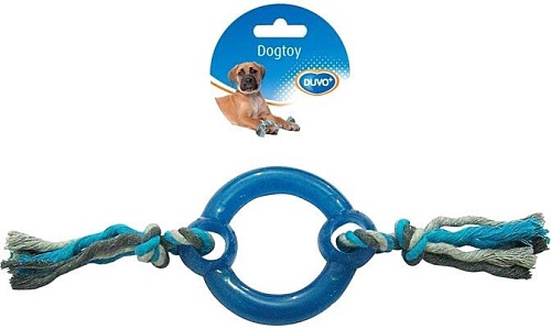 Игрушка для собак Duvo Plus Кольцо с веревками 4705064/DV