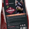Сухой корм для собак Landor Mini Junior для щенков и юниоров мелких пород с индейкой и лососем 3 кг