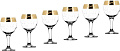 Набор бокалов для вина Promsiz EAV102-411/S/Z/6