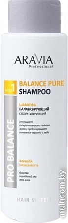 Шампунь Aravia балансирующий себорегулирующий Balance Pure Shampoo 400 мл