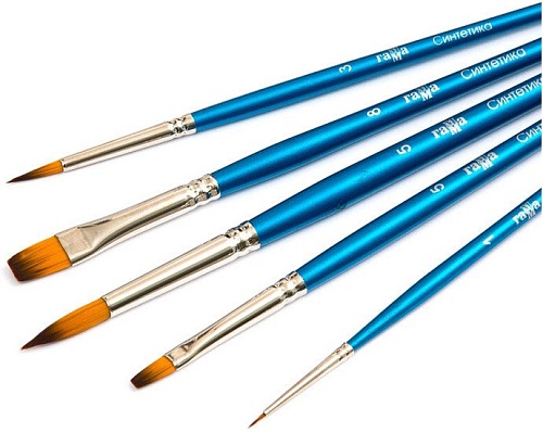 Набор кистей Гамма Синтетика 280618.09.06 (5 шт)