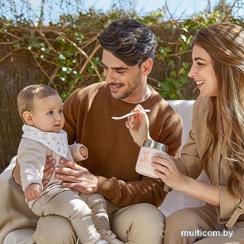 Термос для еды Miniland Thermy Dolce Mini 280мл (розовый/лисенок)