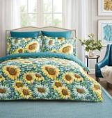 Постельное белье Arya Alamode Sun Flower 1.5сп 8680943243836 (морская волна)