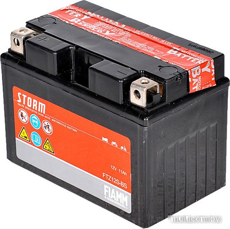 Мотоциклетный аккумулятор FIAMM FTZ12S-BS (11 А/ч)
