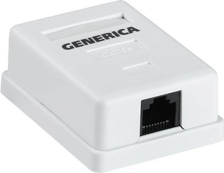 Розетка компьютерная Generica CS2-1C5EU-12-G