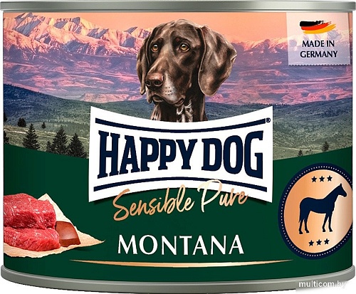Пресервы Happy Dog Sensible Pure Montana Конина 200 г