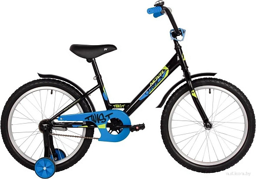 Детский велосипед Novatrack Twist 20 201TWIST.BK5 (черный)