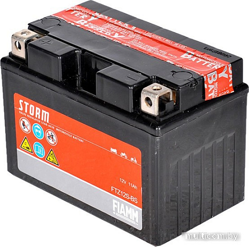 Мотоциклетный аккумулятор FIAMM FTZ12S-BS (11 А/ч)