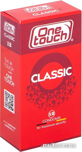 Гладкие презервативы One Touch Classic (12 шт)