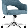 Офисное кресло Stool Group Кларк Clarkson Tweed Blue (рогожка, синий)