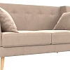 Диван Mebelico Брайтон 2 (велюр, бежевый)