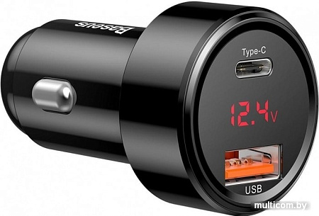 Автомобильное зарядное Baseus CCMLC20C-01