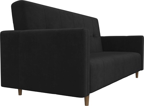 Диван Mebelico Вест 108717 (велюр, черный)