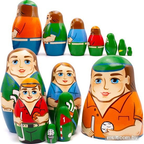 Развивающая игрушка Брестская Матрешка Гольф (набор 7 шт)